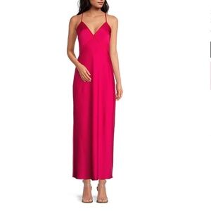 Gianni Bini Stephanie V-Neck Slip Maxi Dress